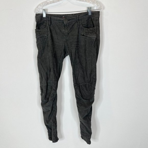 Etienne Marcel 29 Womens Ankle Zip Soft Corduroy Pants - Picture 1 of 14